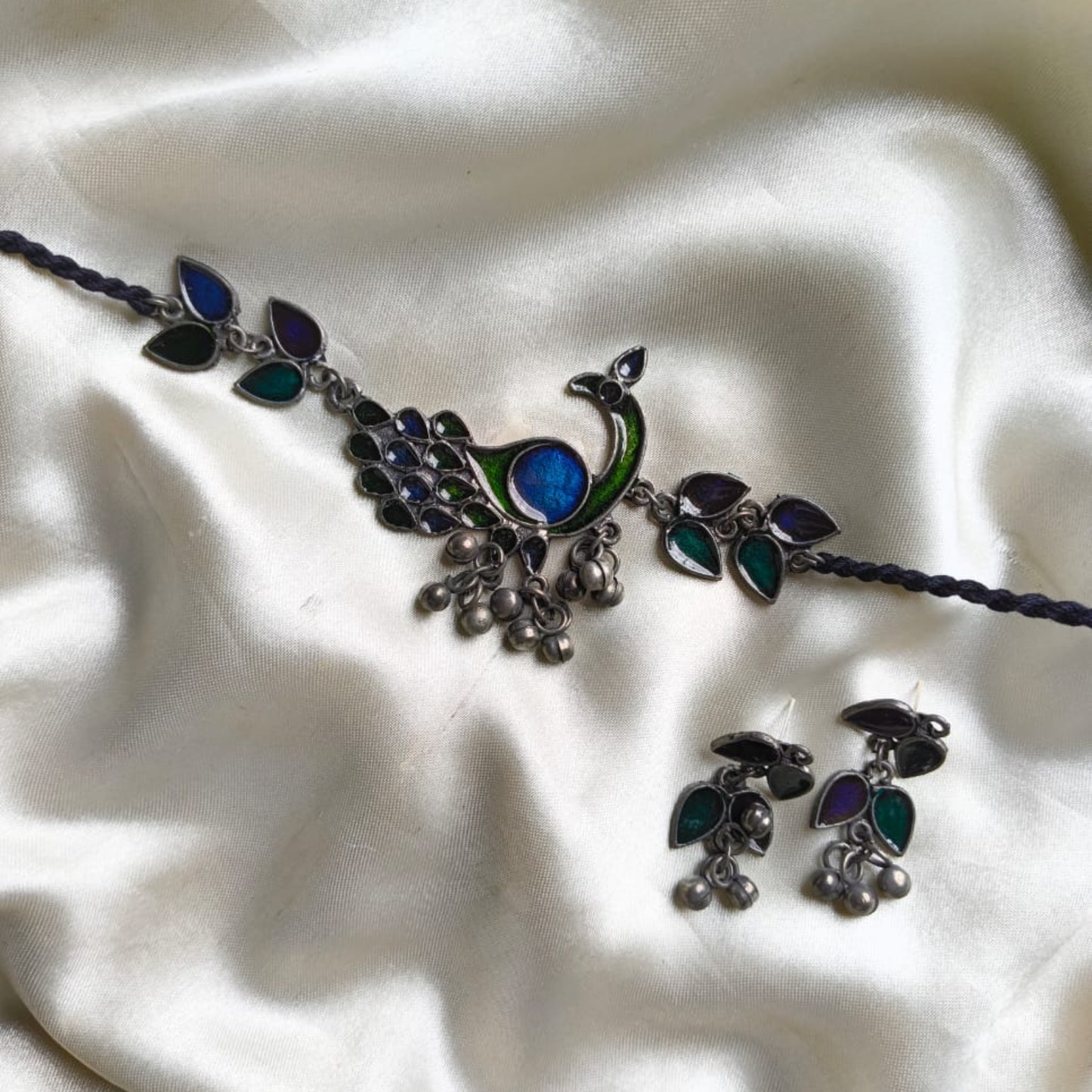Rajshri Oxidized Jewelry Set