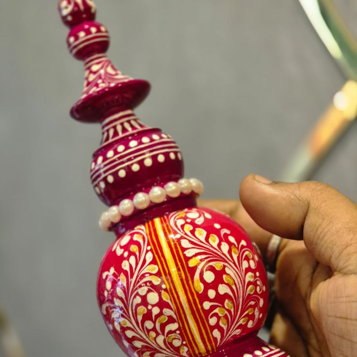 Handcrafted Green Leaf Kalka Gachkouto