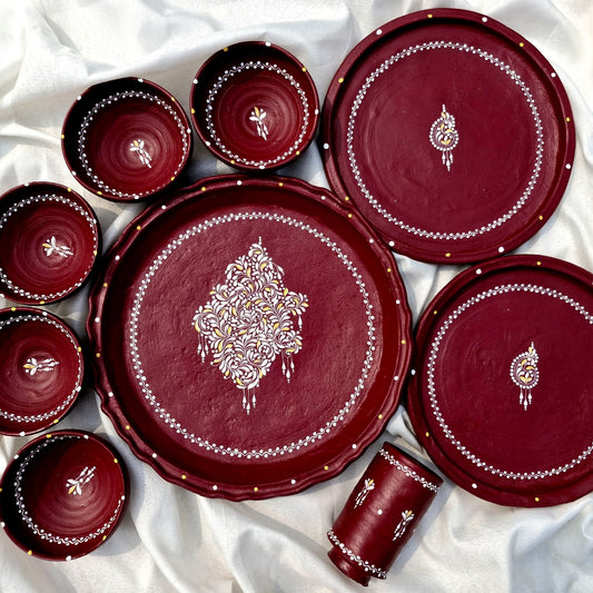 Kalka Kriti Mitti Magic Dinnerware (Set of 9)