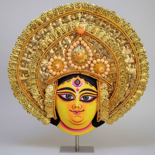 Ma Durga Chhau Mukhosh– (14×14 inch)