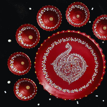 Regal Kalka Elegance Mitti Magic Dinnerware (Set of 9)