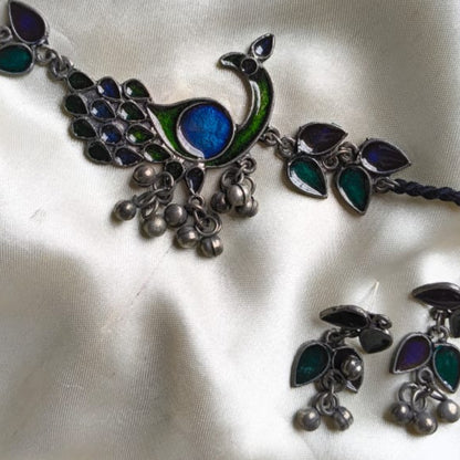 Rajshri Oxidized Jewelry Set