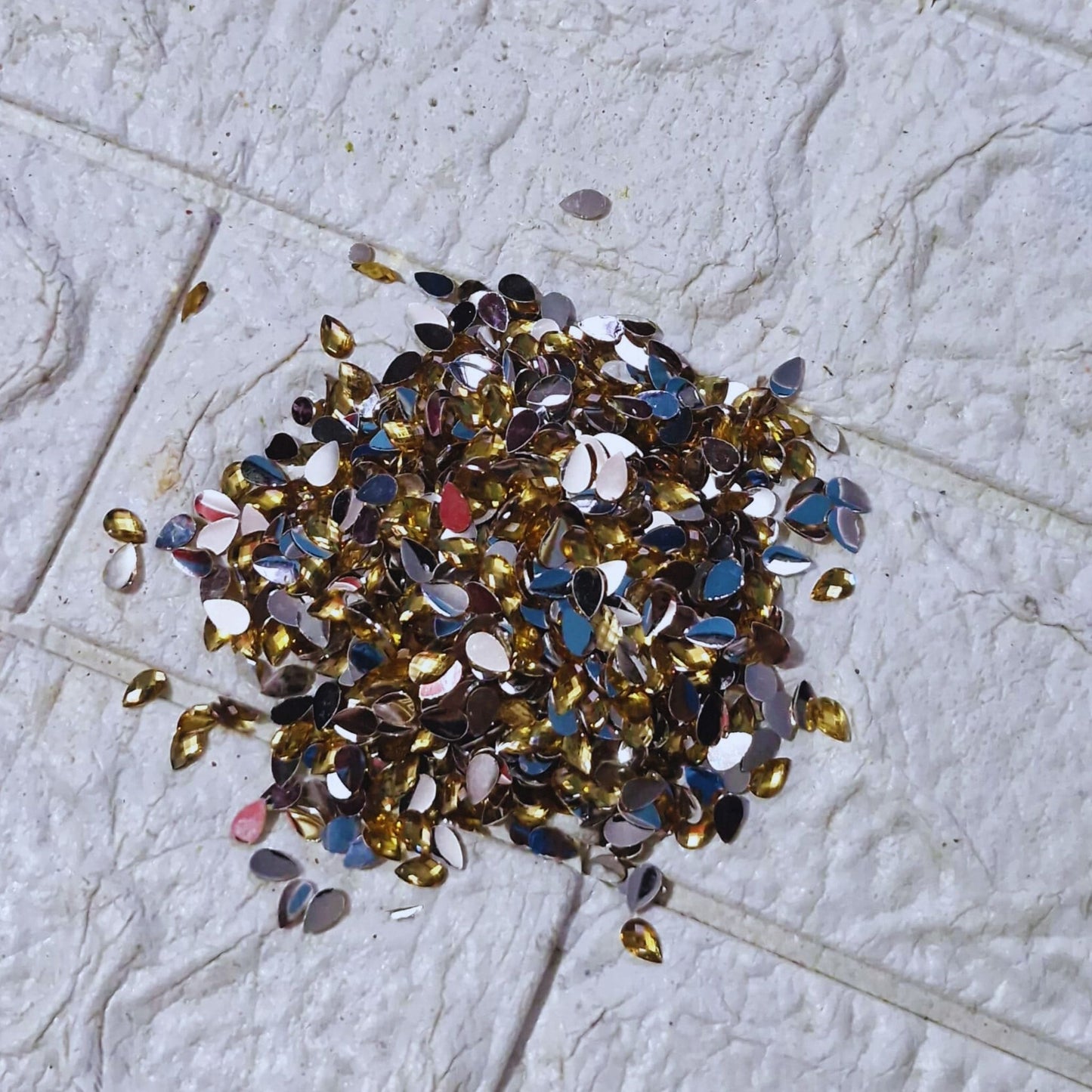 Golden Color Stone (90/-for 100gms)