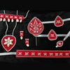 Rabindra Nritya Saj Set – Red Grace (8 pcs)
