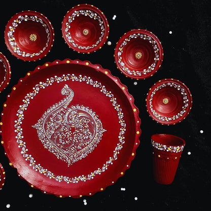 Regal Kalka Elegance Mitti Magic Dinnerware (Set of 9)