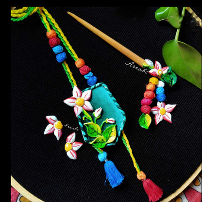 Phoolon Ki Baat – Floral Clay Jewelry Set
