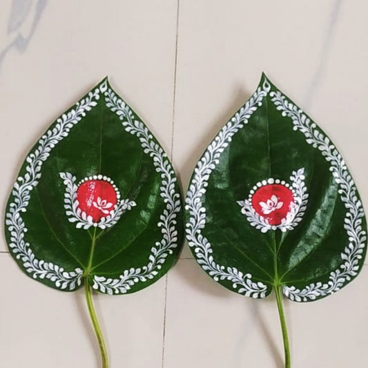 Blessing Leaf Kalka Art Panpata
