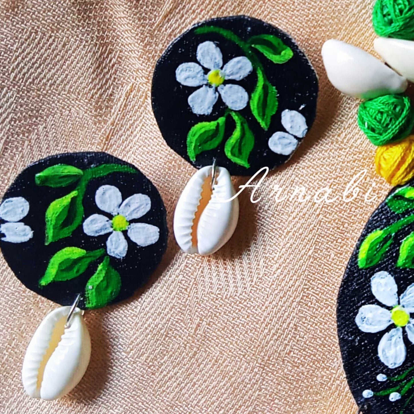 Shell Blossom – Floral Jewelry Set