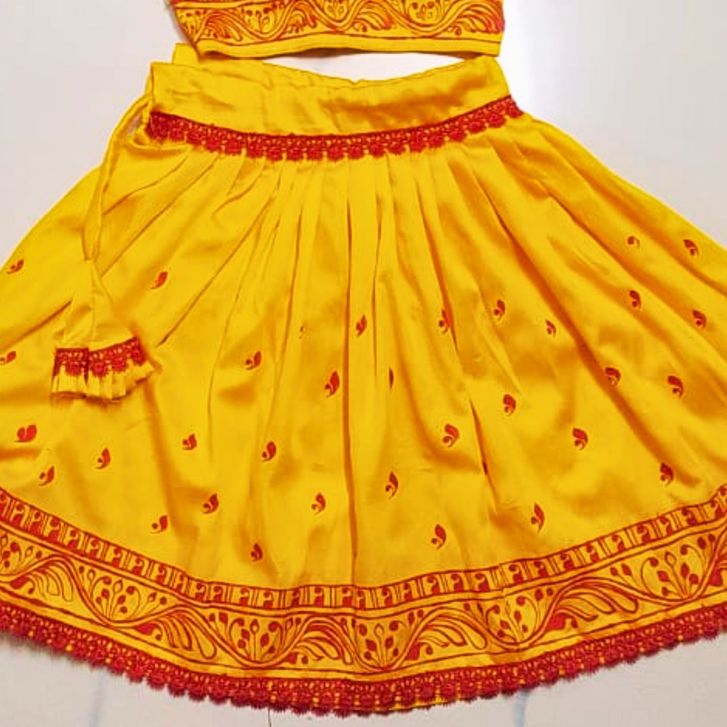 Hand-Made Rajkumari Baby Lehenga