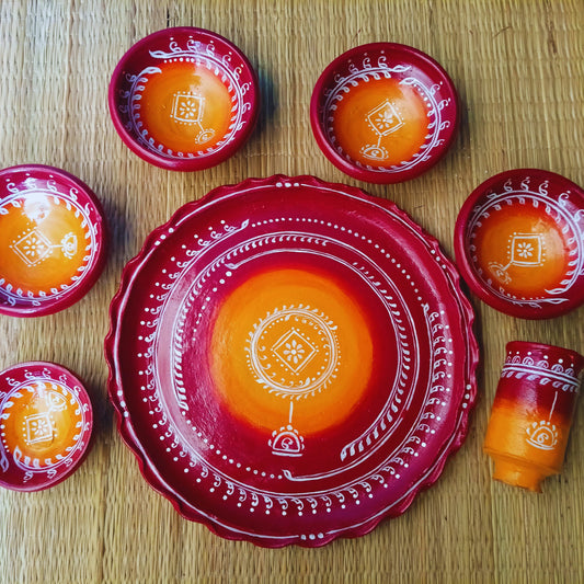 Aaranyo Matir Thala Set –  (7 pcs)