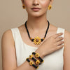 Surjomukhi Charm Set – Choker, Earrings, Rings & Bangles